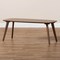 Baxton Studio Dahlia Mid-Century Walnut Finished Coffee Table 159-9735 - alternate 2